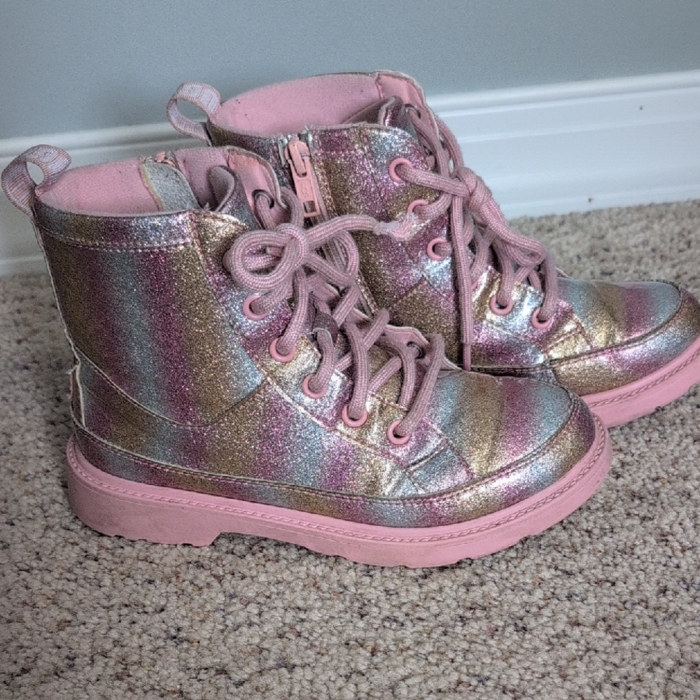 UGG Kids Robley Glitter Boots Size 2